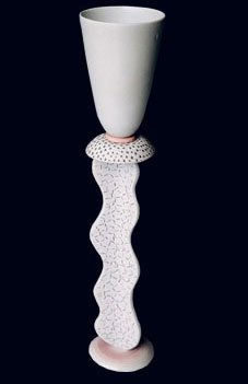 Copa - Porcellana, esmalt, engalba i llapis cermic - 1994 - 29 x 7 cm