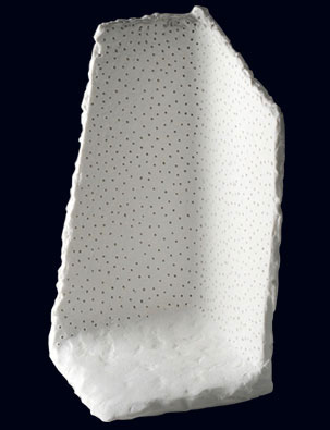 Arquitectura - Porcelain and molochite -  2005 - 27 x 13 x 14 cm