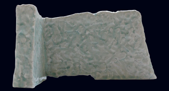 Arquitectura - Porcelain and glace -  2007 - 16 x 27 x 15 cm  