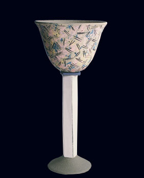 Copa - Porcelain and engobe - 1991 - 17 x 8 cm 
